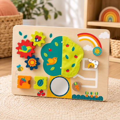 Wooden Baby Activity Board