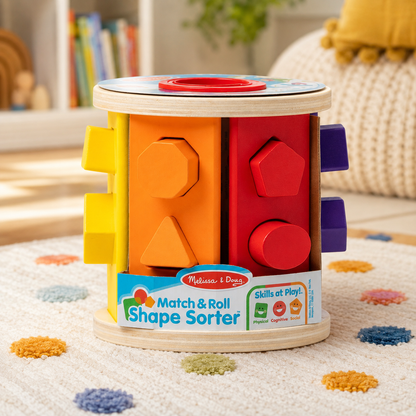 Wooden Roll & Sort Shape Toy